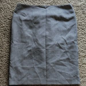 Talbot's Black and white Pencil Skirt